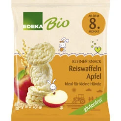 Bio Reiswaffeln Apfel Ab 8.Monat 35G