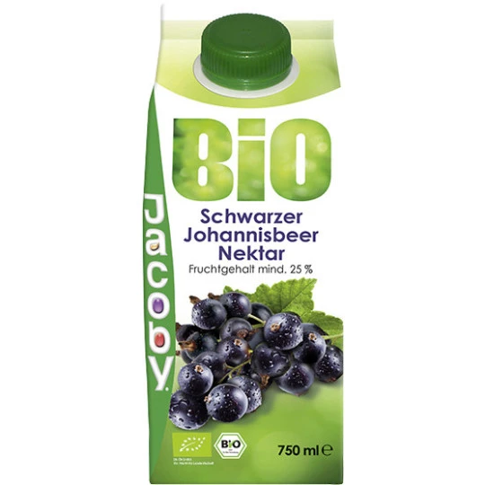 Bio Schwarzer Johannisbeer Nektar 0,75L 1 Bio Schwarzer Johannisbeer Nektar 0,75L