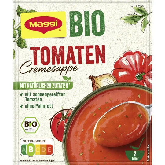 Bio Tomaten Cremesuppe Ergibt 500ML 1 Bio Tomaten Cremesuppe Ergibt 500ML
