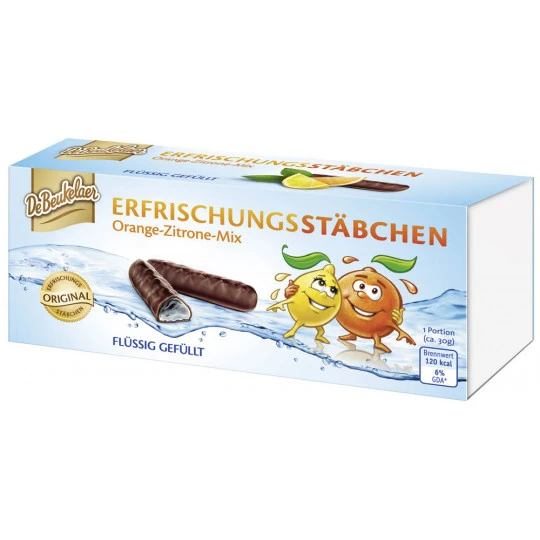 Beukelaer Erfrischungsstäbchen Orange-Zitrone-Mix 75G 1 Beukelaer Erfrischungsstäbchen Orange-Zitrone-Mix 75G
