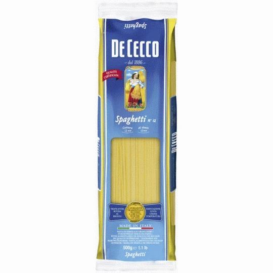 Cecco Spaghetti No 12 500G 1 Cecco Spaghetti No 12 500G