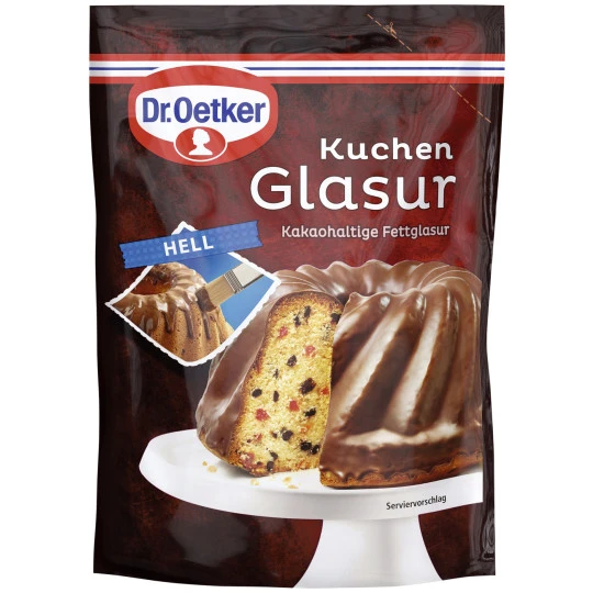 Dr. Oetker Kuchenglasur Hell 150G 1 Dr. Oetker Kuchenglasur Hell 150G