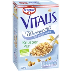 Dr. Oetker Vitalis Knusper Pur 30% Weniger Zucker 600G