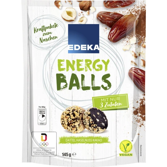 Energy Balls Datteln Haselnuss Kakao 145G 1 Energy Balls Datteln Haselnuss Kakao 145G