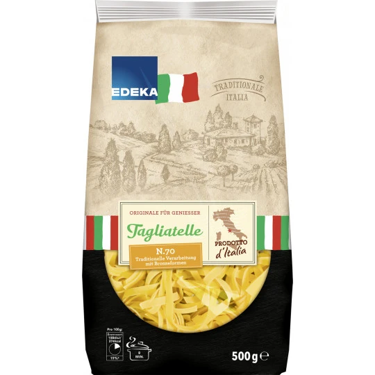 Italia Nudeln Tagliatelle Gelb 500G 1 Italia Nudeln Tagliatelle Gelb 500G