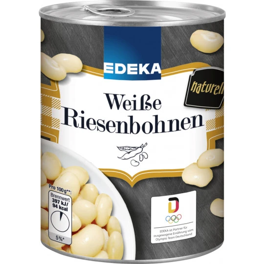 Weiße Riesenbohnen 400G 1 Weiße Riesenbohnen 400G