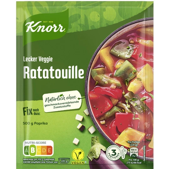 Knorr Fix Lecker Veggie Ratatouille 40G 1 Knorr Fix Lecker Veggie Ratatouille 40G