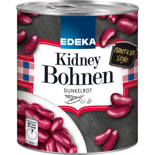 Kidney-Bohnen Dunkelrot 400G 1 Kidney-Bohnen Dunkelrot 400G