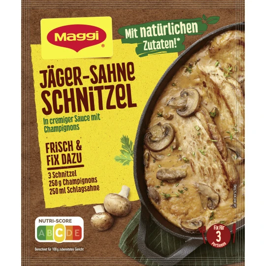 Fix Jäger Sahne Schnitzel 27G 1 Fix Jäger Sahne Schnitzel 27G