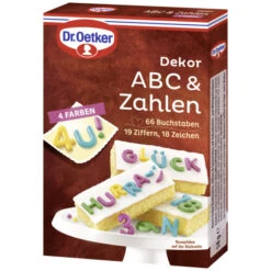 Dr. Oetker Dekor ABC & Zahlen 58G