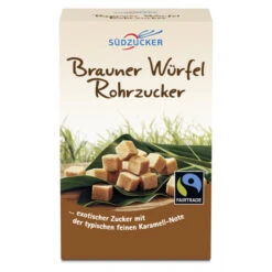 Brauner Würfel-Rohrzucker Fairtrade 500G