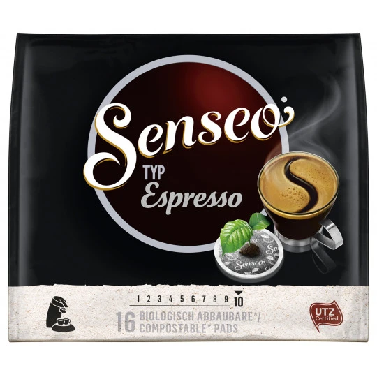 Senseo Kaffeepads Espresso 16ST 111G 1 Senseo Kaffeepads Espresso 16ST 111G